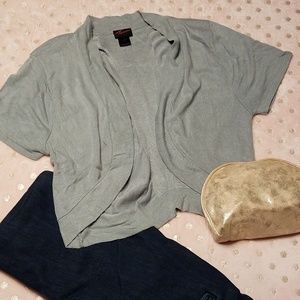 Torrid grey cotton cover up